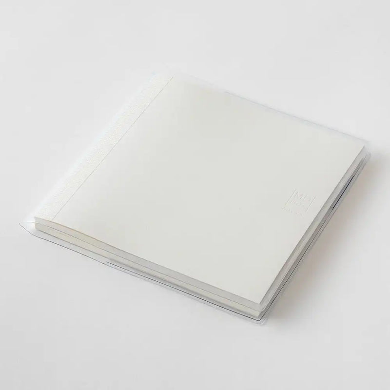 MD Notebook Cover / A5 Square Clear