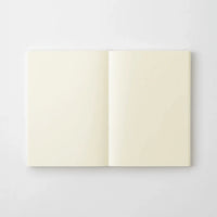 MD-Notebook-Notizbuch-A6-176-Seiten-blank-minimalistisch-Fadenheftung-MD-Paper-Aufgeschlagen-leereSeiten
