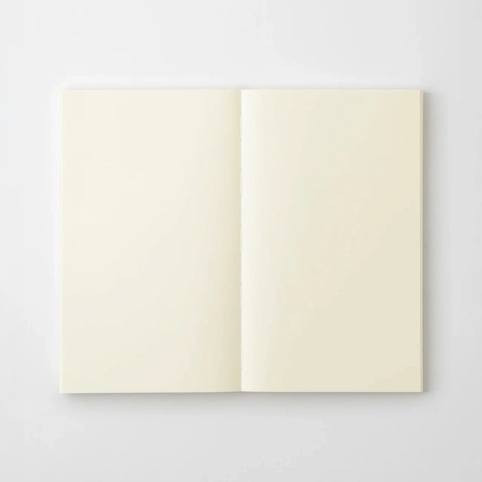 MD-Notebook-Notizbuch-B6-176-Seiten-blank-minimalistisch-Fadenheftung-MD-Paper-Aufgeschlagen-leereSeiten