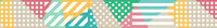 Washi Tape / mt Die-Cut Tape / Serie: mt fab color &  pattern block