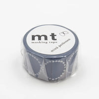 mt / Masking Tape / Washi Tape  / tambourine petit navy