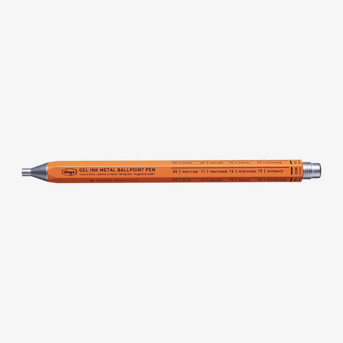 Mark's Style / Days / Gel Metal Ballpoint Pen / Orange
