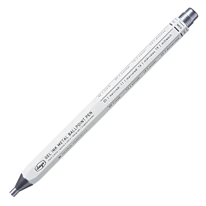 Mark's Style / Days / Gel Metal Ballpoint Pen / Neue Farben / White