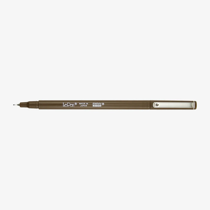 Marvi-Uchida-Le-Pen-Fineliner-water-based-no45-Sepia-Stift-ohne-Kappe-mit-Strich