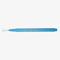 Marvi-Uchida-Le-Pen-Fineliner-water-based-noF3FluorescentBlue-Stift-ohne-Kappe-mit-Strich