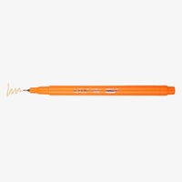 Marvi-Uchida-Le-Pen-Fineliner-water-based-noF7-Fluorescent-Orange-Stift-ohne-Kappe-mit-Strich