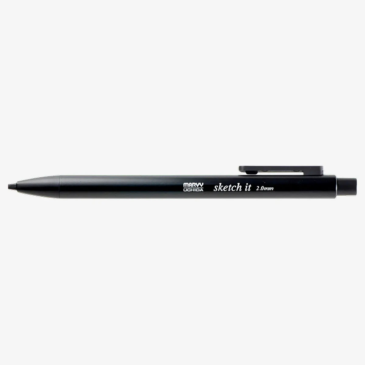 Marvi-uchida-sketch-it-Mechanical-Penciel-flat-lead-2mm-black-body-Produktansicht-2