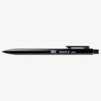 Marvi-uchida-sketch-it-Mechanical-Penciel-flat-lead-2mm-black-body-Produktansicht-2
