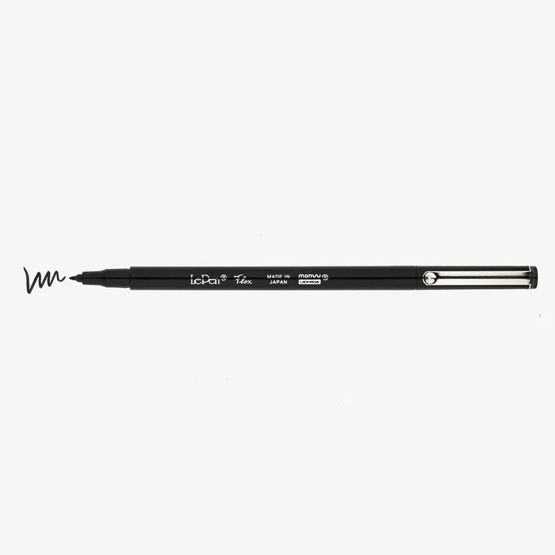 Marvy-Uchida-LePen-Pinselstift-Brush-Pen-1-Black-4800-S1-stift-mit-Kappe
