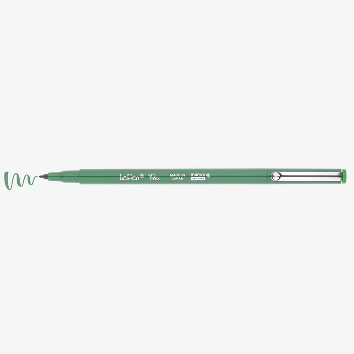 Marvy-Uchida-LePen-Pinselstift-Brush-Pen-102Jade-Green-4800-S24-stift-mit-Strichansicht