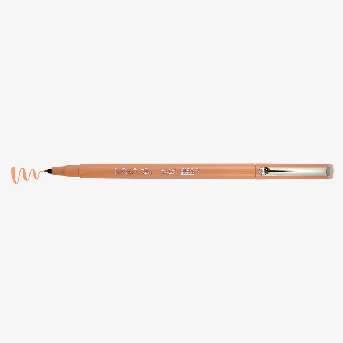 Marvy-Uchida-LePen-Pinselstift-Brush-Pen-150-Coral-Peach-4800-S150-stift-mit-Strichansicht