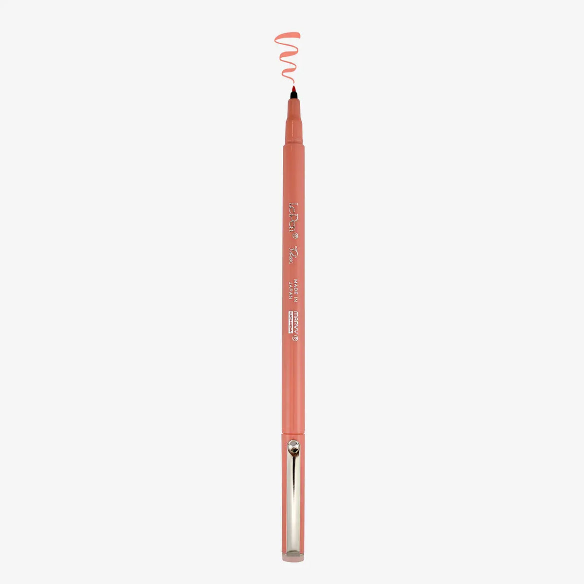 Marvy-Uchida-LePen-Pinselstift-Brush-Pen-35-Coral-Pink-4800-S35-stift-mit-Strichansicht