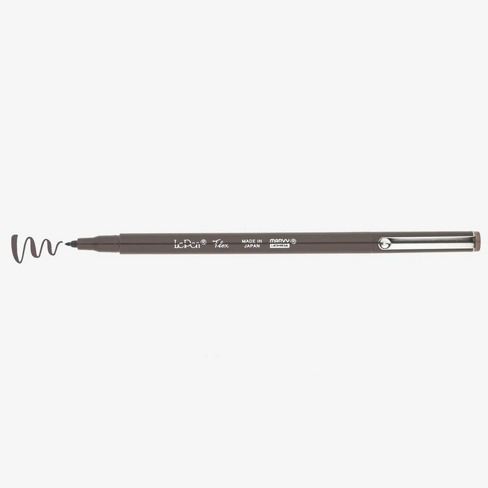 Marvy-Uchida-LePen-Pinselstift-Brush-Pen-45-Sepia-4800-S45-stift-mit-Strichansicht