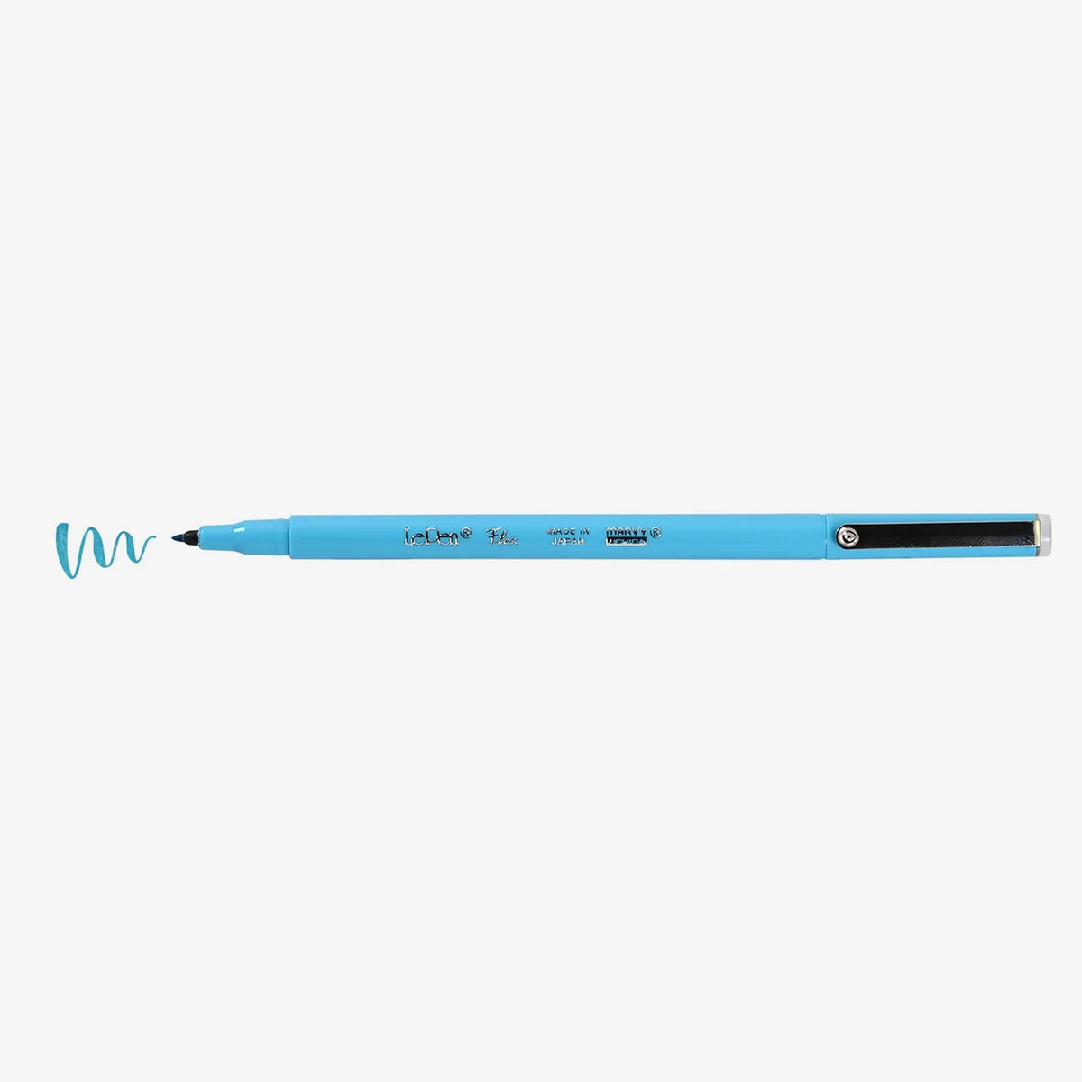 Marvy-Uchida-LePen-Pinselstift-Brush-Pen-F3-Fluorescent-Blue-4800-F3-stift-mit-Strichansicht