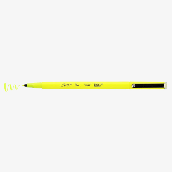 Marvy-Uchida-LePen-Pinselstift-Brush-PenF5-Fluorescent-Yellow-4800-F5-stift-mit-Strichansicht
