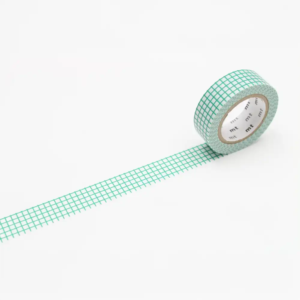 Masking-Tape-01D-Washi-Tape-hougan-emerald-Klebeband-abgerollt