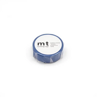 Masking-Tape-MT-01P-Washi-Tape-matte-blue-Klebeband-in-derverpackung