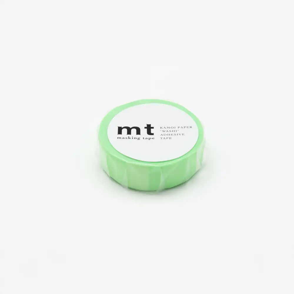 Masking-Tape-MT-01P-Washi-Tape-shocking-green-Klebeband-in-derverpackung