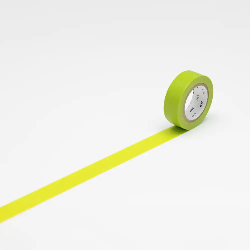 Masking-Tape-MT-01P-Washi-Tape-shocking-wakanae-Klebeband-abgerollt