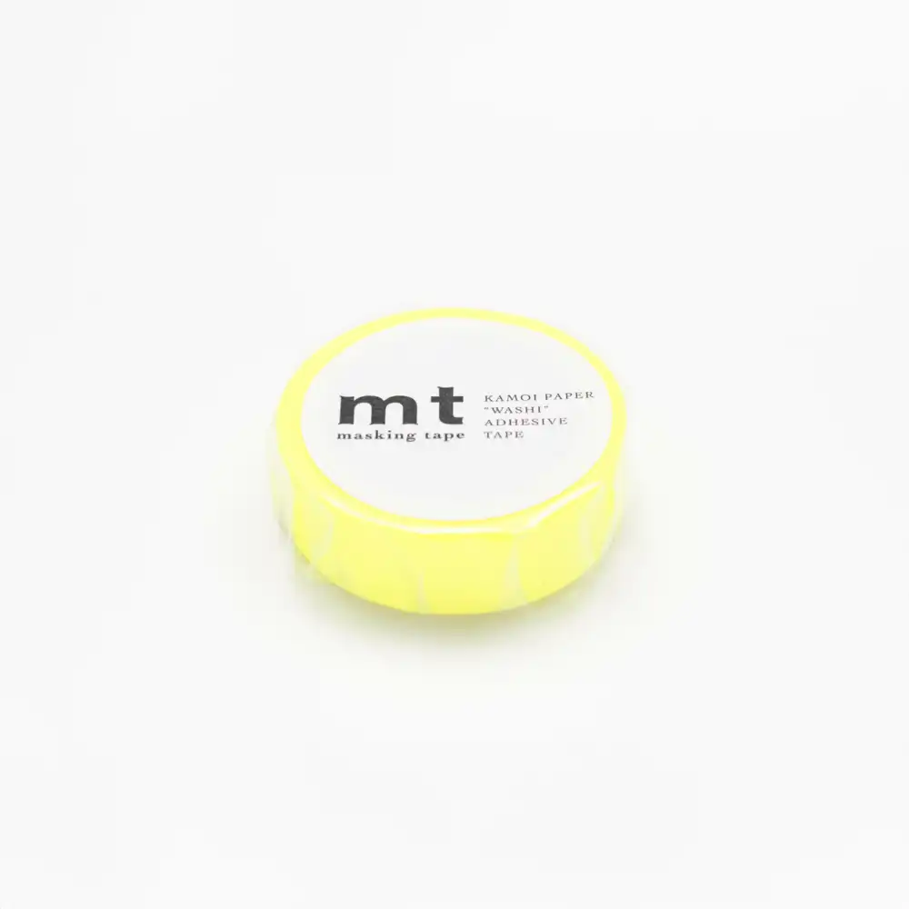 Masking-Tape-MT-01P-Washi-Tape-shocking-yellow-Klebeband-in-derverpackung