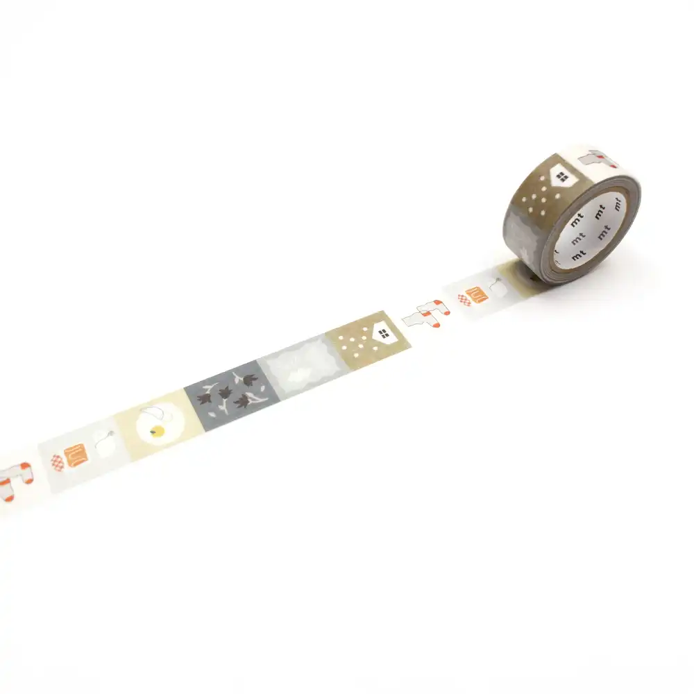 Masking-Tape-MT-EX-Washi-Tape-autumn-and-winter-motif-Klebeband-abgerollt