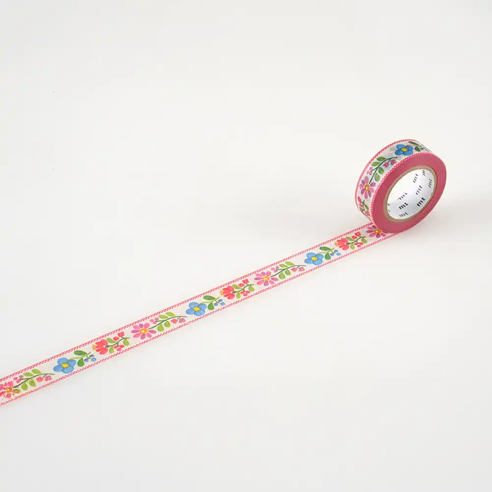 Masking-Tape-MT-EX-Washi-Tape-embroidery-Klebeband-abgerollt