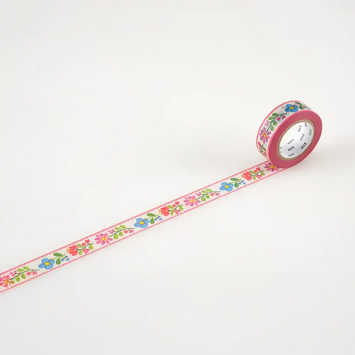 Masking-Tape-MT-EX-Washi-Tape-embroidery-Klebeband-abgerollt