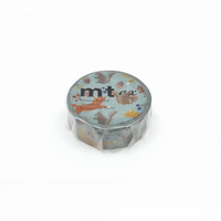 Masking-Tape-MT-EX-Washi-Tape-embroidery-fox-and-squirrel-Klebeband-in-der-Verpackung