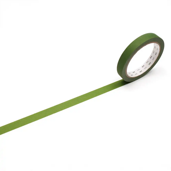 Masking-Tape-MT-Wrapping-Large-Core-Tape-Olive-green-Klebeband-30m-abgerollt