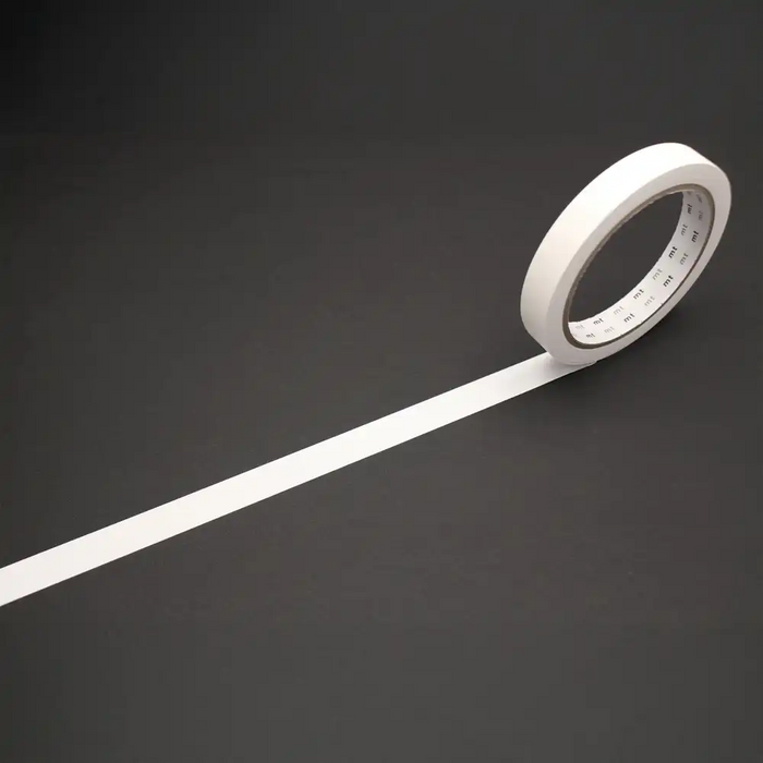 Masking-Tape-MT-Wrapping-Large-Core-Tape-matte-White-Klebeband-30m-abgerollt