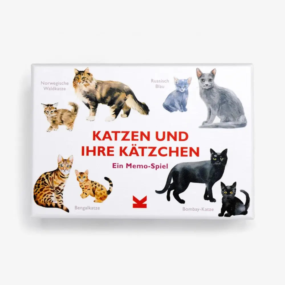 Memospiel-Laurence-king-verlag-Katzen-und-ihr-Kaetzchen-verpackung-cover-von-vorn