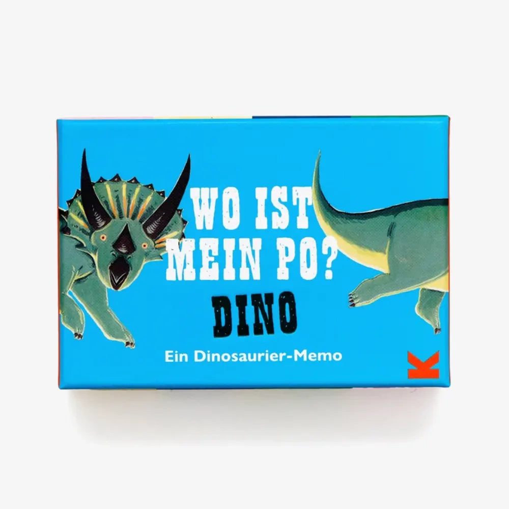 Memospiel-Laurence-king-verlag-Wo-ist-mein-Po-_Dino-50_Karten-ab-4Jahren-Ein-Dinosaurier-Memo-verpackung-cover-von-vorn