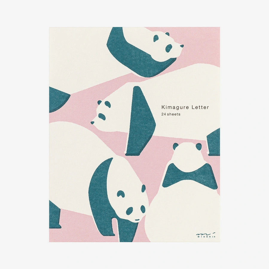 Midori-Briefblock-Easy-and-Cosy-Panda-Briefpapier-Illustration-Japan-Produktansicht