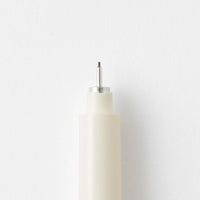 Midori-MD-Drawing-Pen-Fineliner-01mm-schwarz-wasserfest-Stift-geoeffnet-Spitze