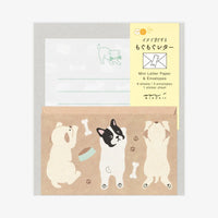 Midori-Mini-Brief-Set-Hungry-Dog-Briefpapier-Sticker-Japan-Papeterie-Produktansicht-Verpackung