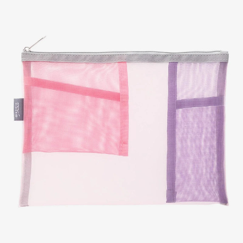 Midori-Tasche-Pen-Tool-Pouch-Mesh-Pink-Produktansicht-1