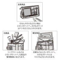 Midori-Tasche-Pen-Tool-Pouch-Mesh-gusset-Anwendungsblatt