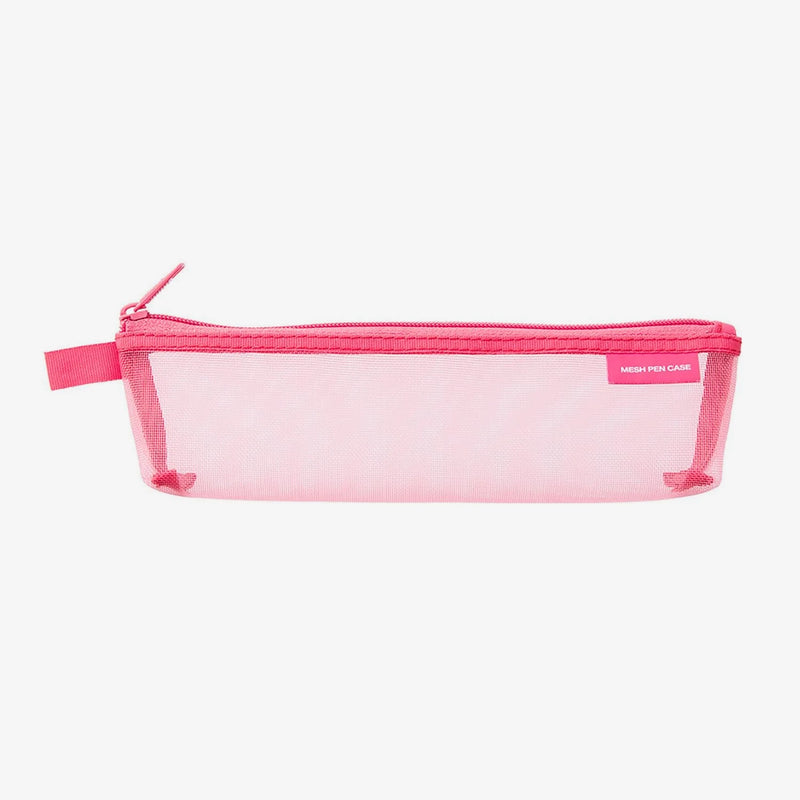 Midori / Pouches / Mesh Pen Pouch / Pink / small