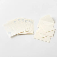 MidoriMiniBriefSetWashiPapier-yellow-white-japanischeSchreibwaren-Produktgesammt