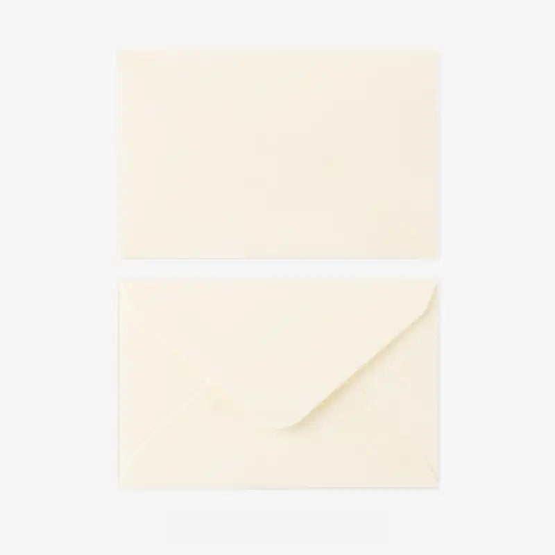 MidoriMiniBriefSetWashiPapier-yellow-white-japanischeSchreibwaren-Umschlaege-vorn-und-hinten