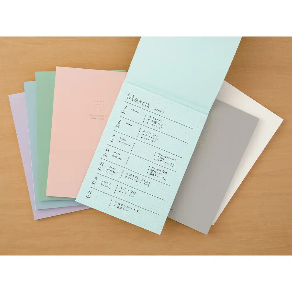 Skizzenblock / Paper Pad / Color Dot Grid / Green