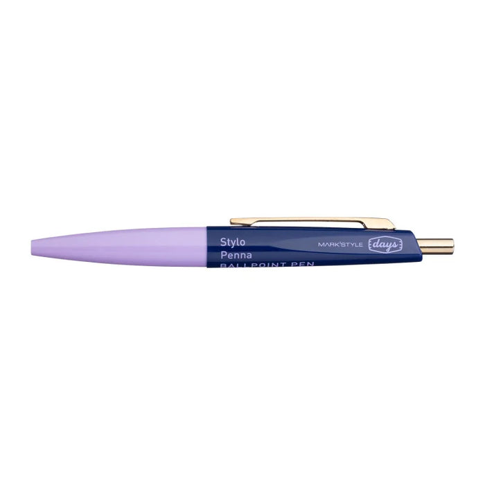 Mini BallPen / Anterique / Purple_Navy