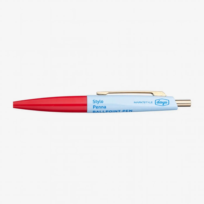 Mini-Ballpoint-Pen-ANTERIQUE-Farbe-Stift-Red-Blue-Strichstaerke-05mm-produktansicht