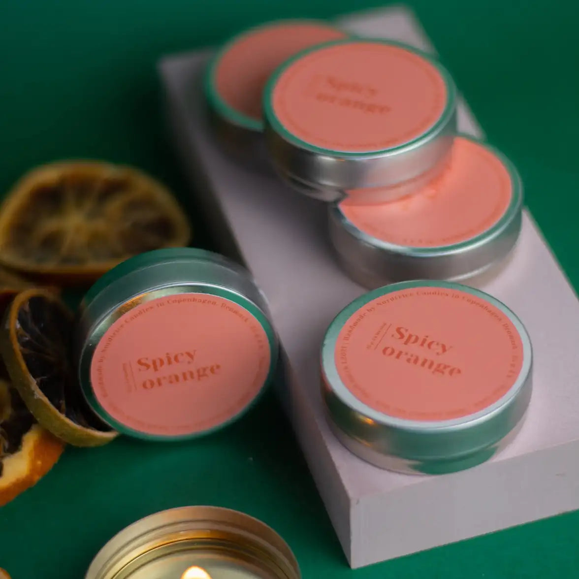 Mini Duftkerzen / Spicy Orange