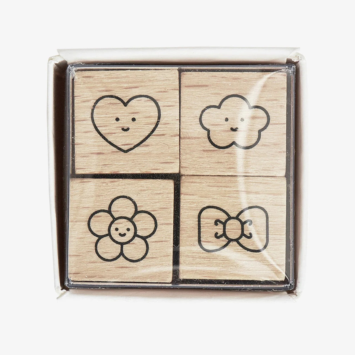 Mini-Stempelset | Chingu | 1.2x1.2x3cm | 4 teilig