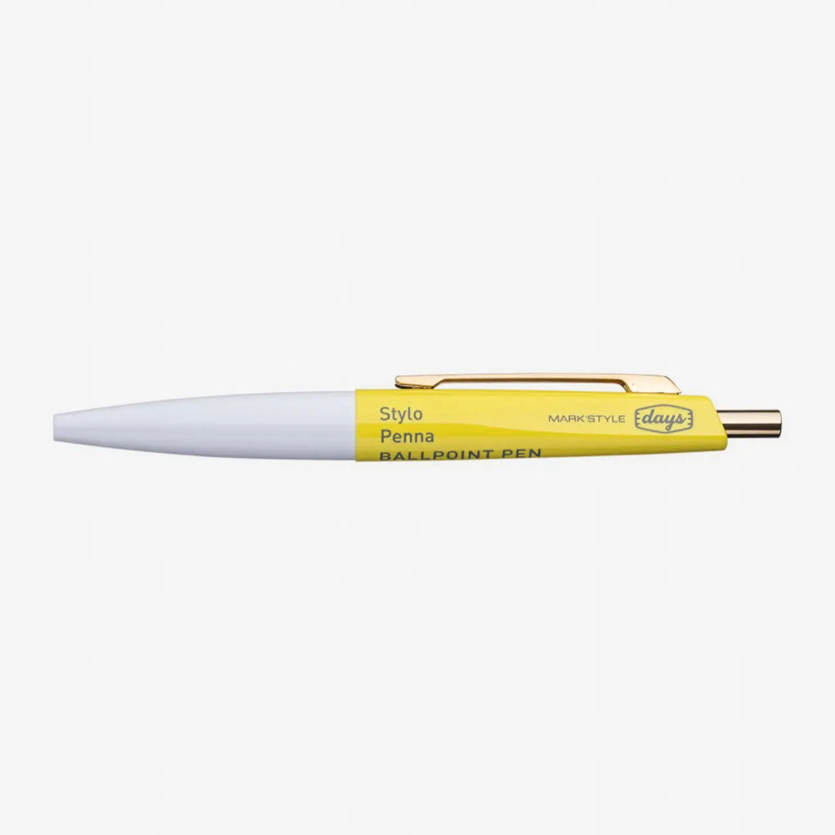 Mini BallPen / Anterique / White_Yellow