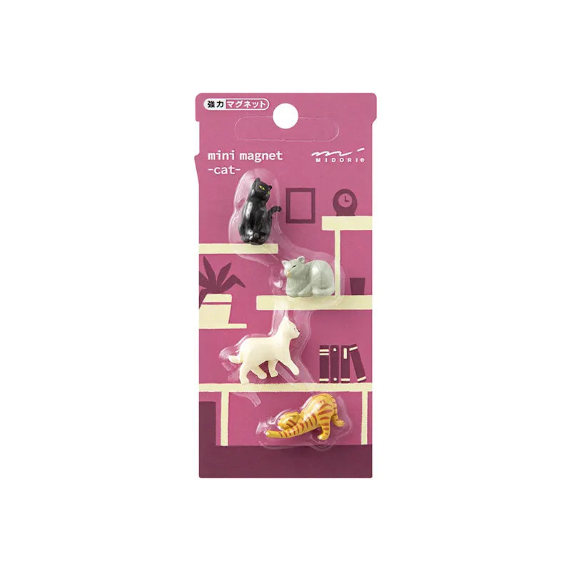 Mini Magnet / " Cats " / Midori