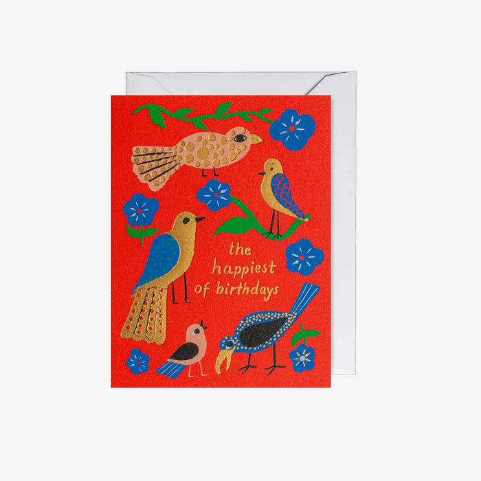Minikarte-9x12cm-maja-sten-the-happiest-birthday-Karte-mit-umschlag-1