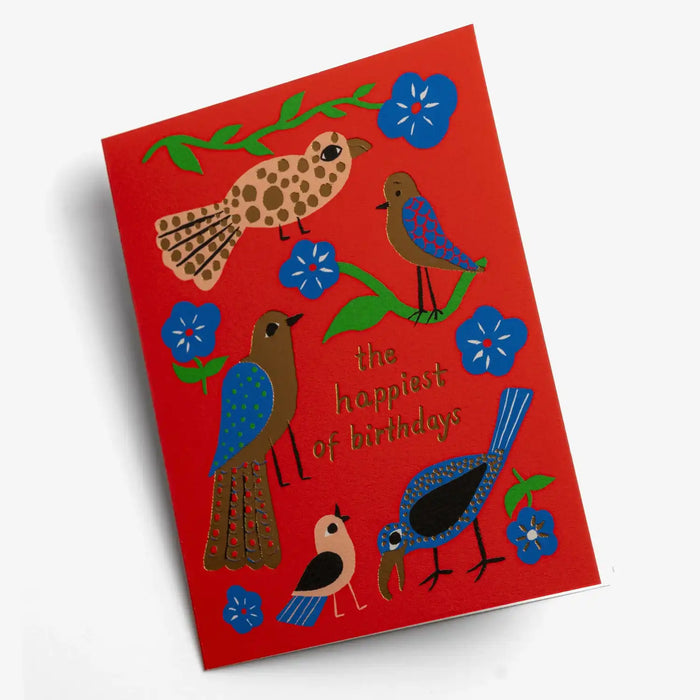 Minikarte-9x12cm-maja-sten-the-happiest-birthday-Karte-mit-umschlag-Ansicht-2