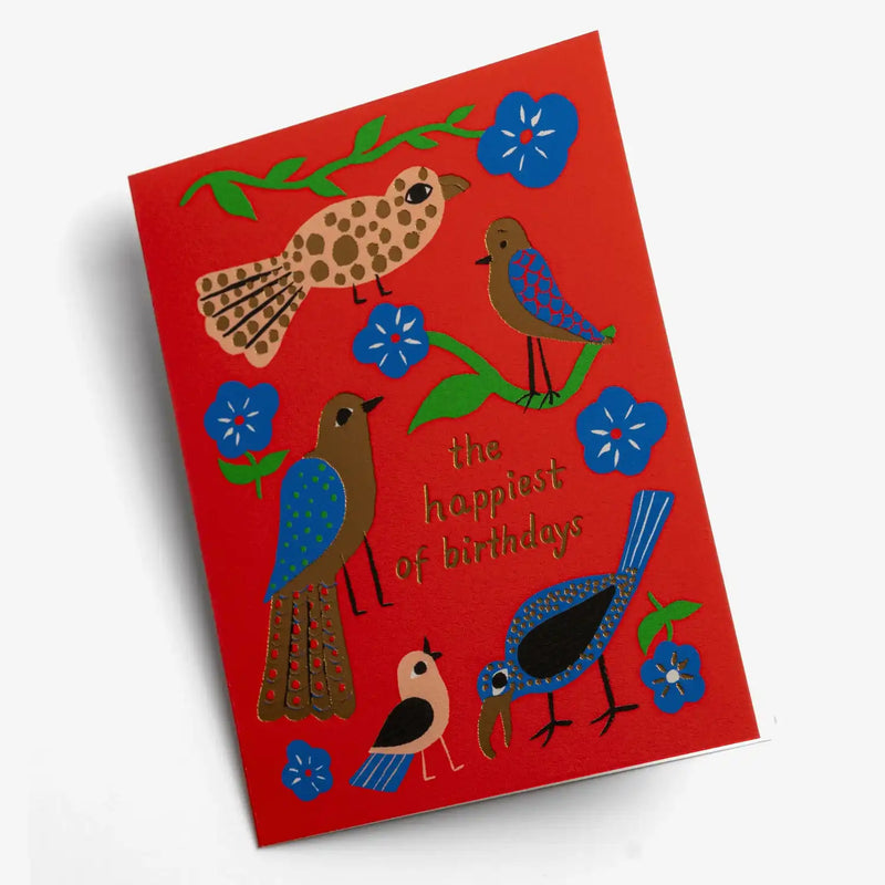 Minikarte-9x12cm-maja-sten-the-happiest-birthday-Karte-mit-umschlag-Ansicht-2